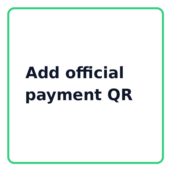 Payment QR code