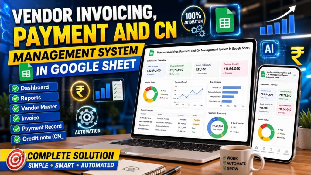 Vendor Invoice, Payment & CN Management System