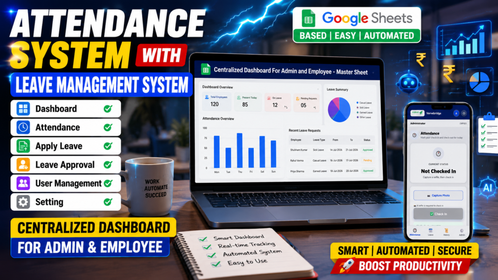 Attendance Management System with Leave Management in Google Sheet